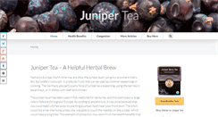 Desktop Screenshot of junipertea.com